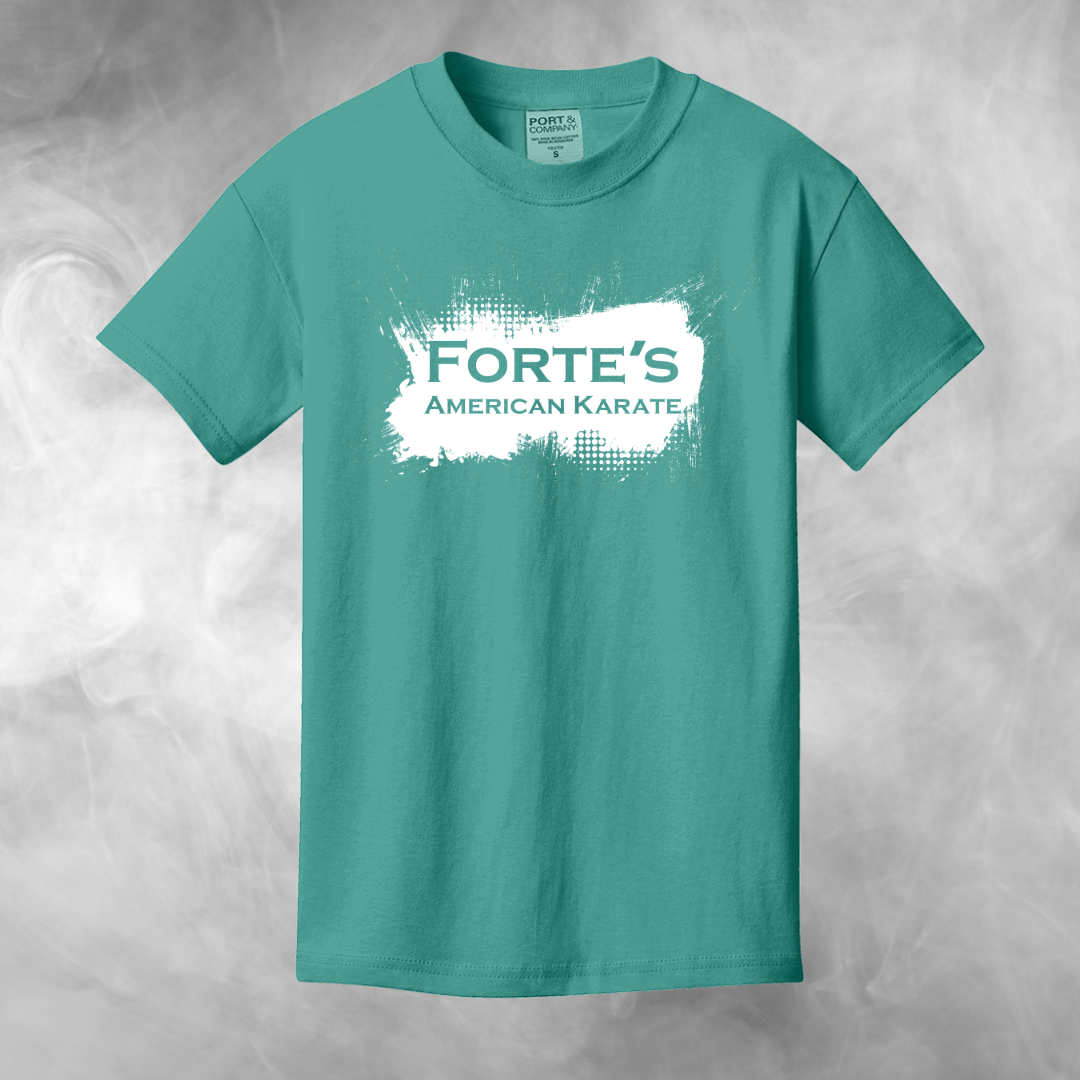 Forte's Karate Spring Youth Beach Wash Tee