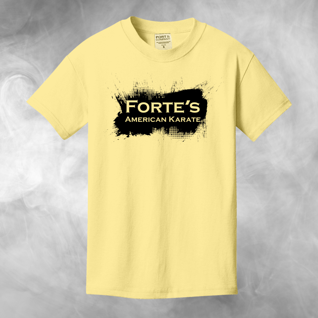 Forte's Karate Spring Youth Beach Wash Tee