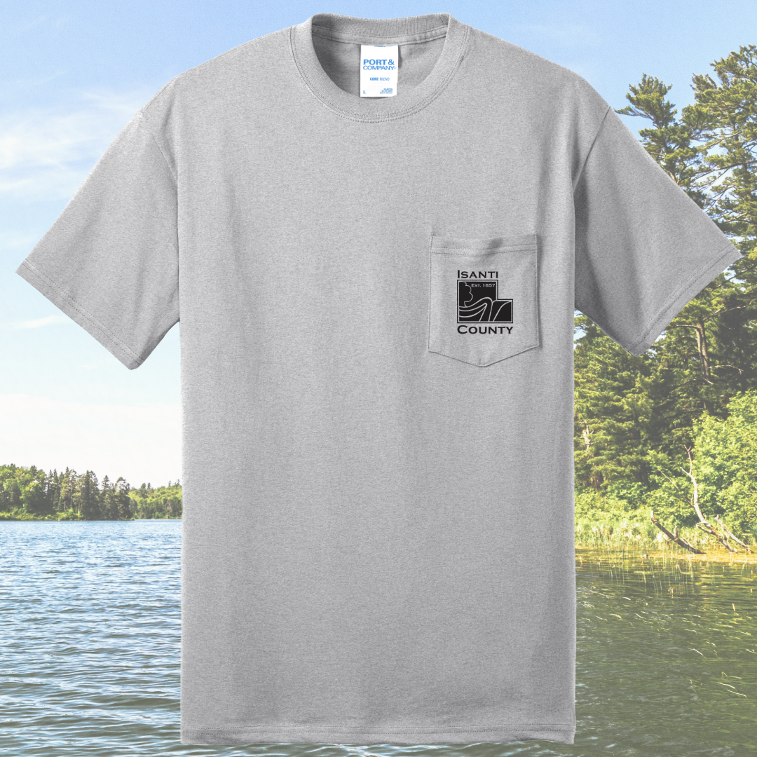 Isanti County Zoning and Assessor Core Blend Pocket Tee