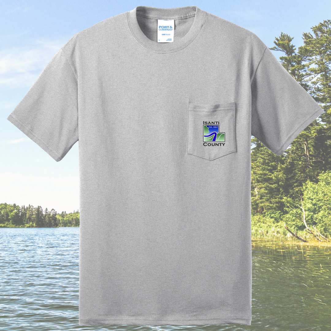 Isanti County Zoning and Assessor Core Blend Pocket Tee