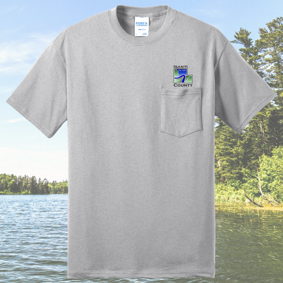 Isanti County Zoning and Assessor Core Blend Pocket Tee