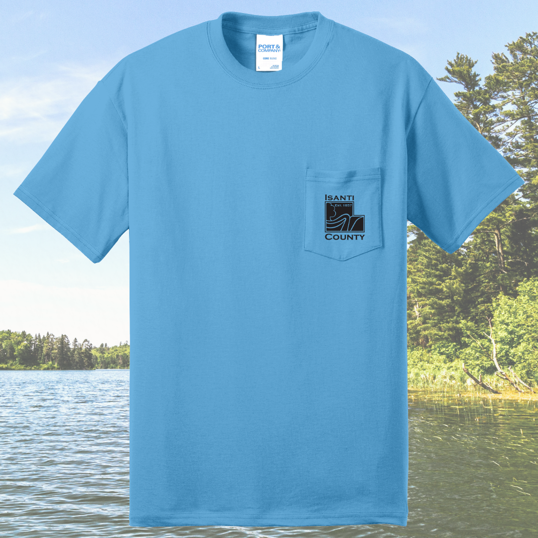 Isanti County Zoning and Assessor Core Blend Pocket Tee