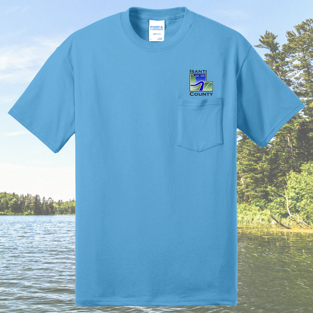 Isanti County Zoning and Assessor Core Blend Pocket Tee