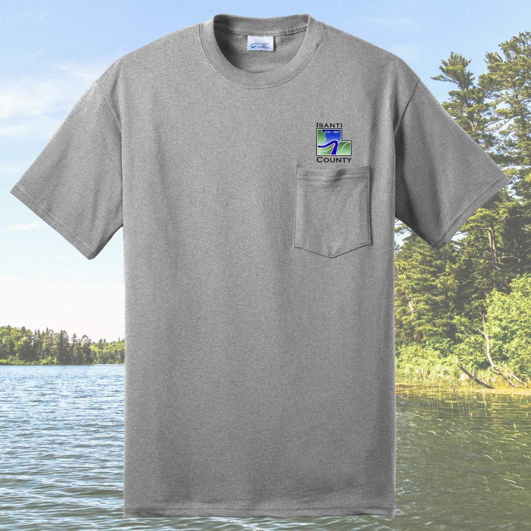 Isanti County Zoning and Assessor Core Blend Pocket Tee