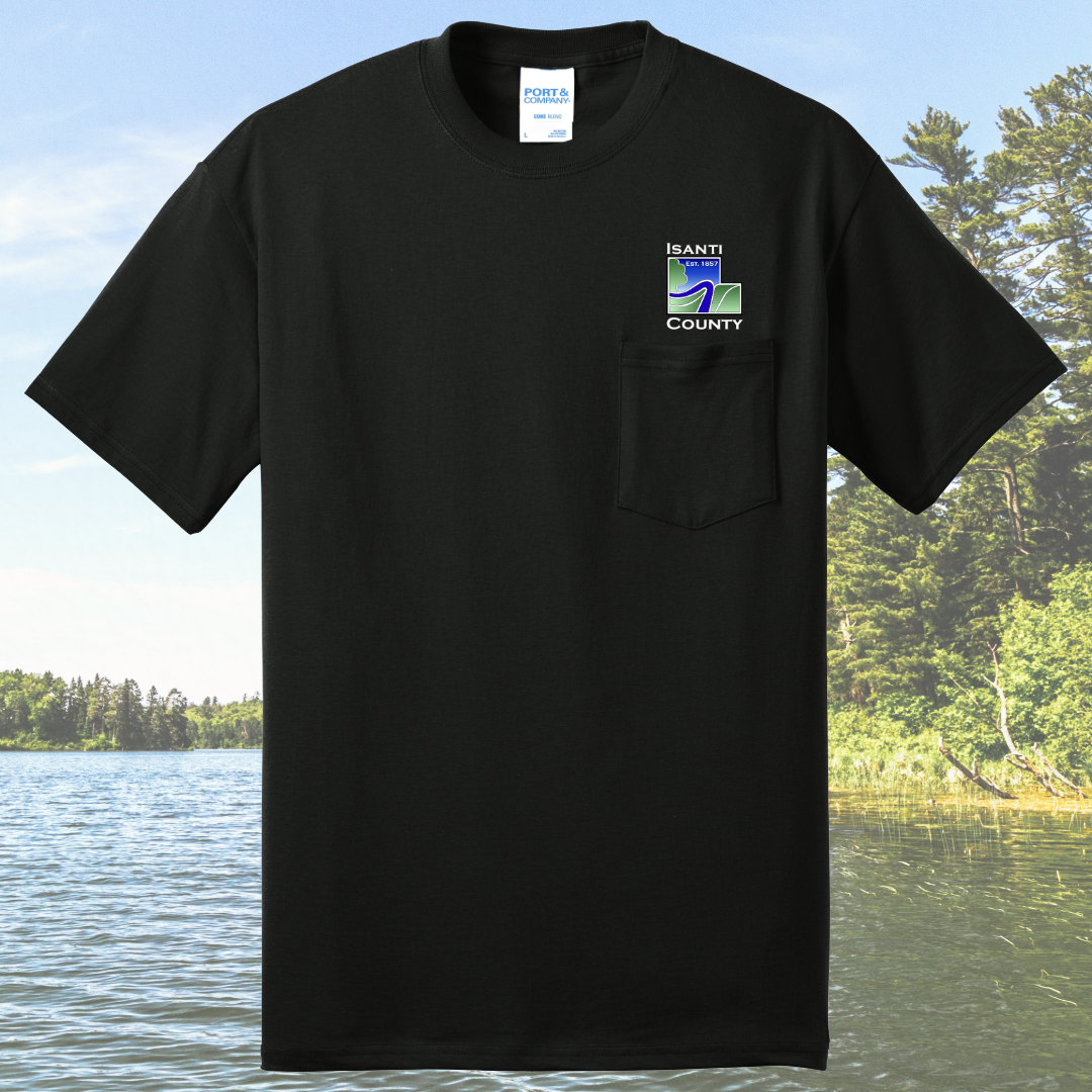 Isanti County Zoning and Assessor Core Blend Pocket Tee