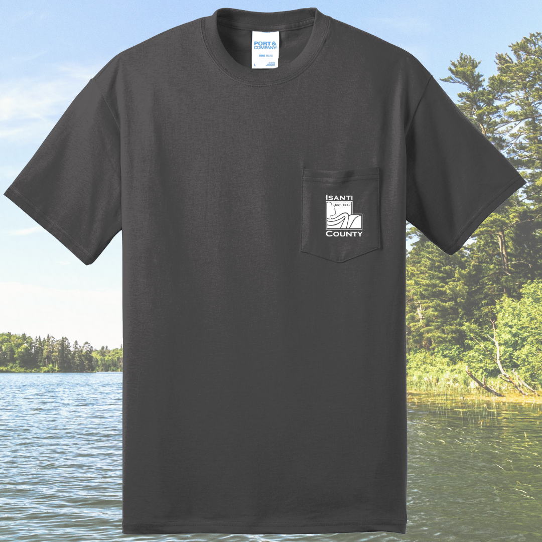 Isanti County Zoning and Assessor Core Blend Pocket Tee