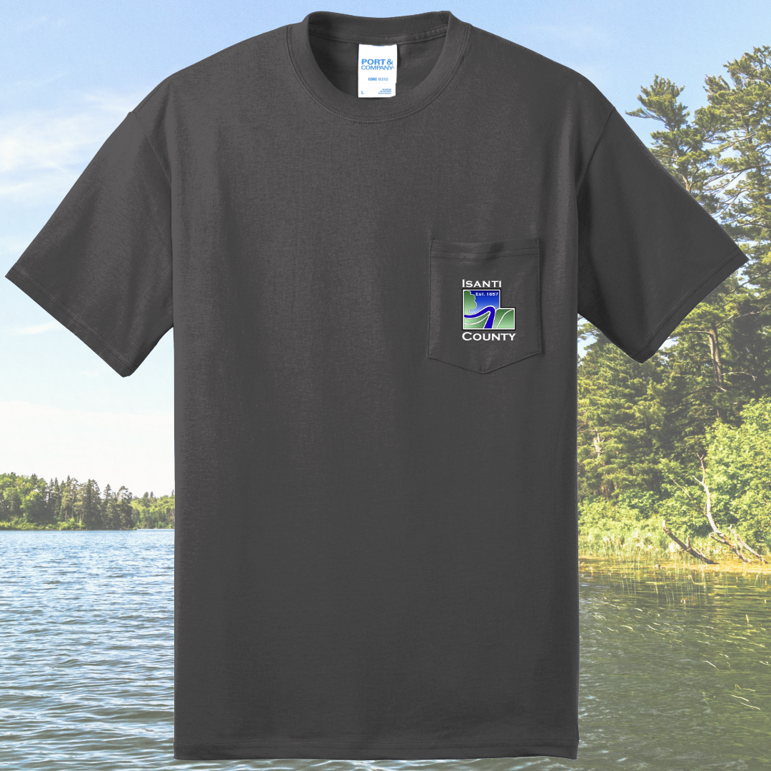 Isanti County Zoning and Assessor Core Blend Pocket Tee