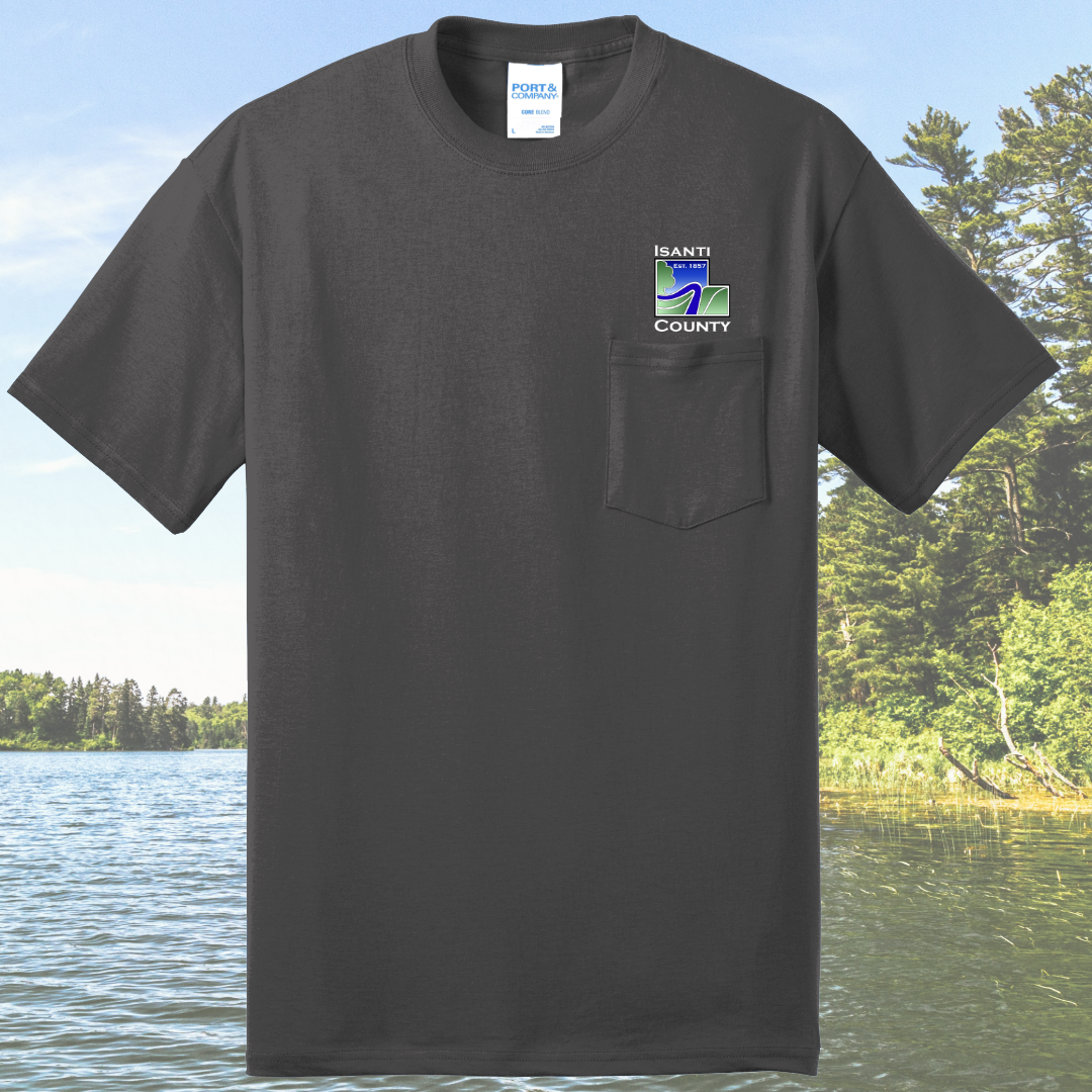 Isanti County Zoning and Assessor Core Blend Pocket Tee