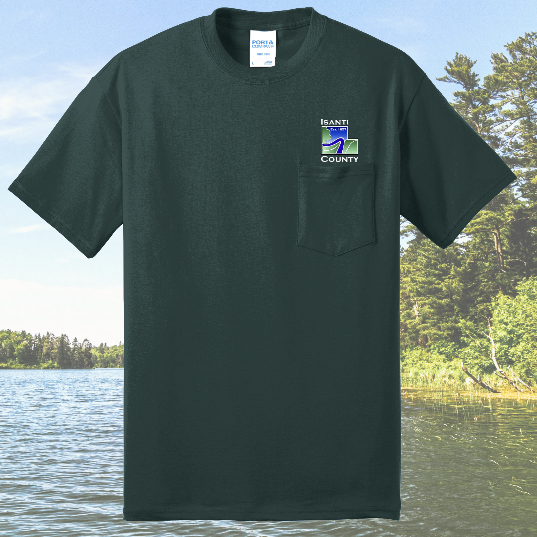 Isanti County Zoning and Assessor Core Blend Pocket Tee