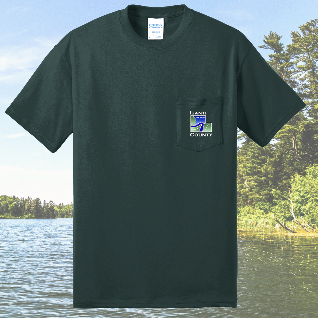 Isanti County Zoning and Assessor Core Blend Pocket Tee