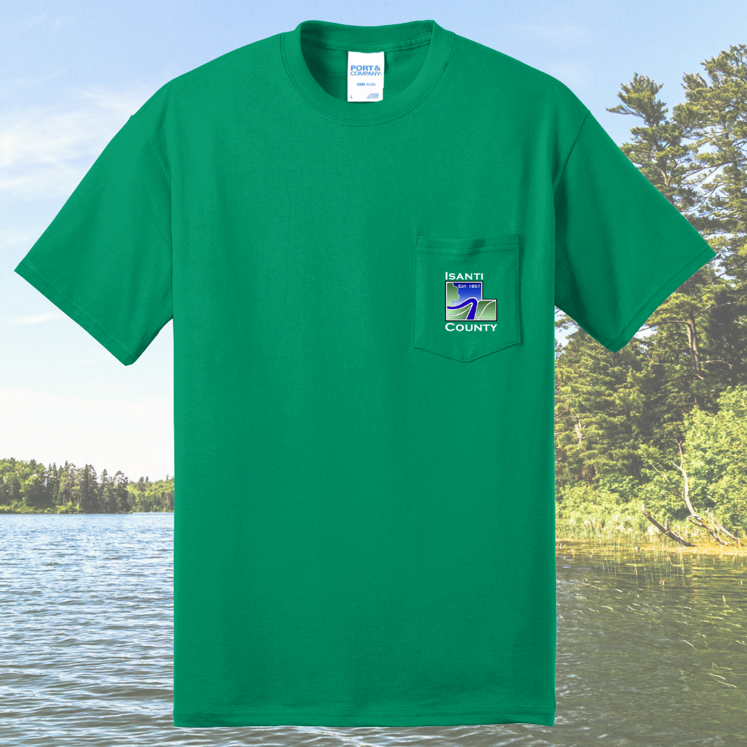Isanti County Zoning and Assessor Core Blend Pocket Tee