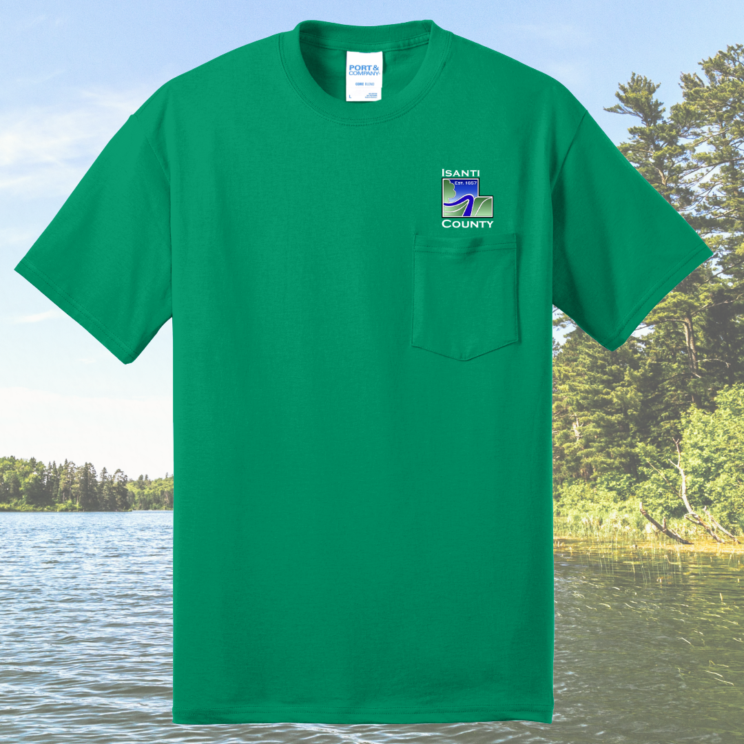 Isanti County Zoning and Assessor Core Blend Pocket Tee