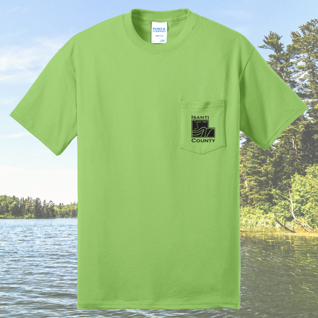 Isanti County Zoning and Assessor Core Blend Pocket Tee