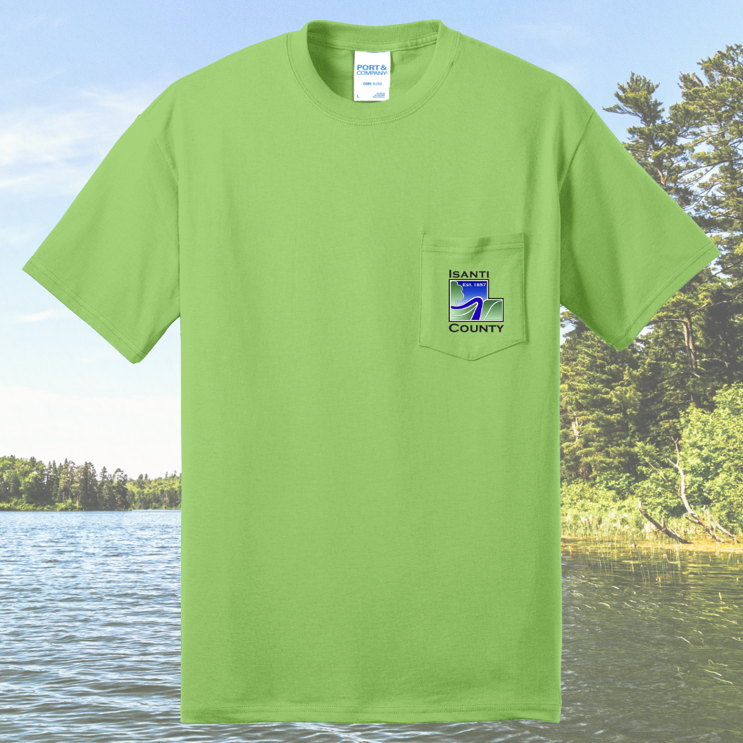 Isanti County Zoning and Assessor Core Blend Pocket Tee