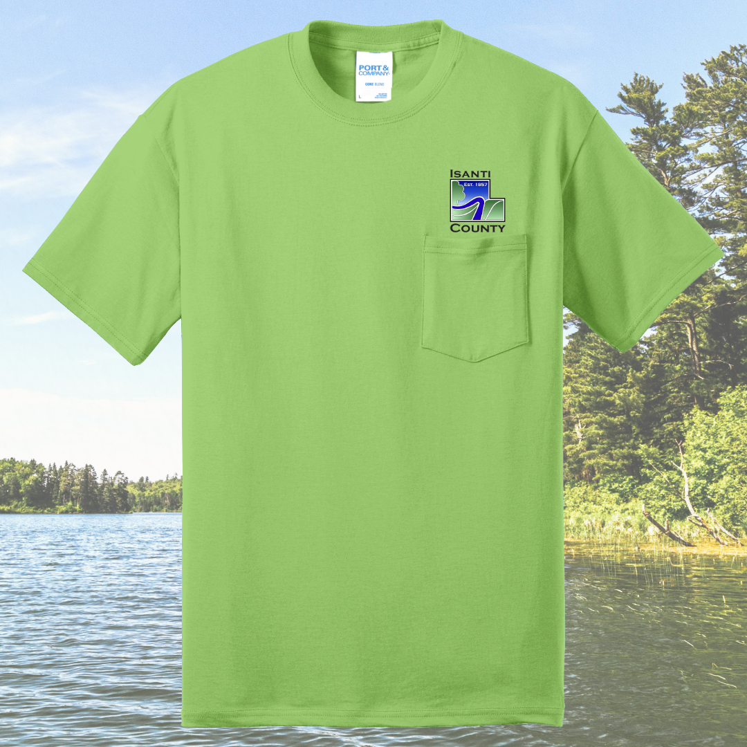 Isanti County Zoning and Assessor Core Blend Pocket Tee