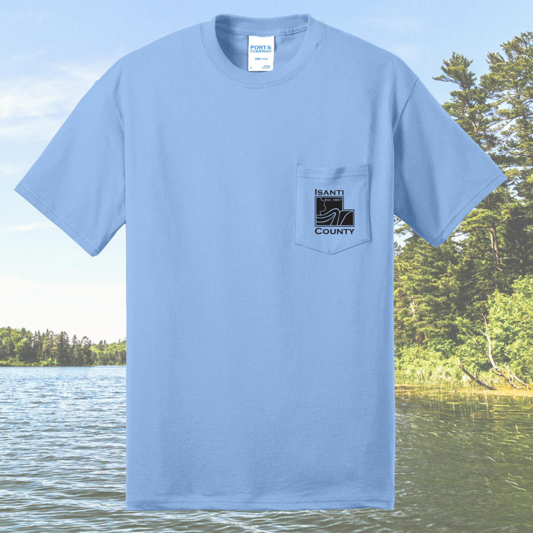 Isanti County Zoning and Assessor Core Blend Pocket Tee