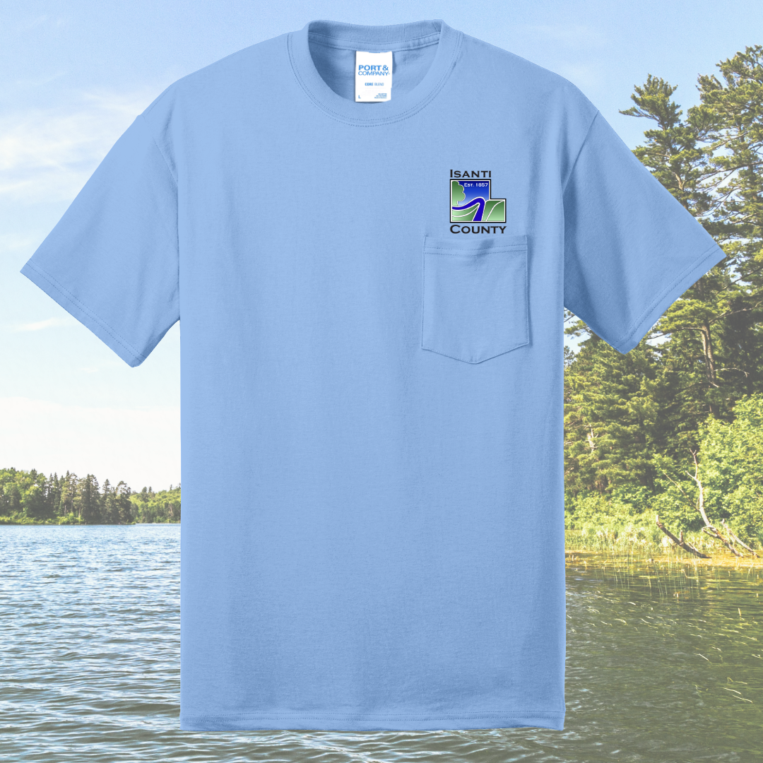 Isanti County Zoning and Assessor Core Blend Pocket Tee