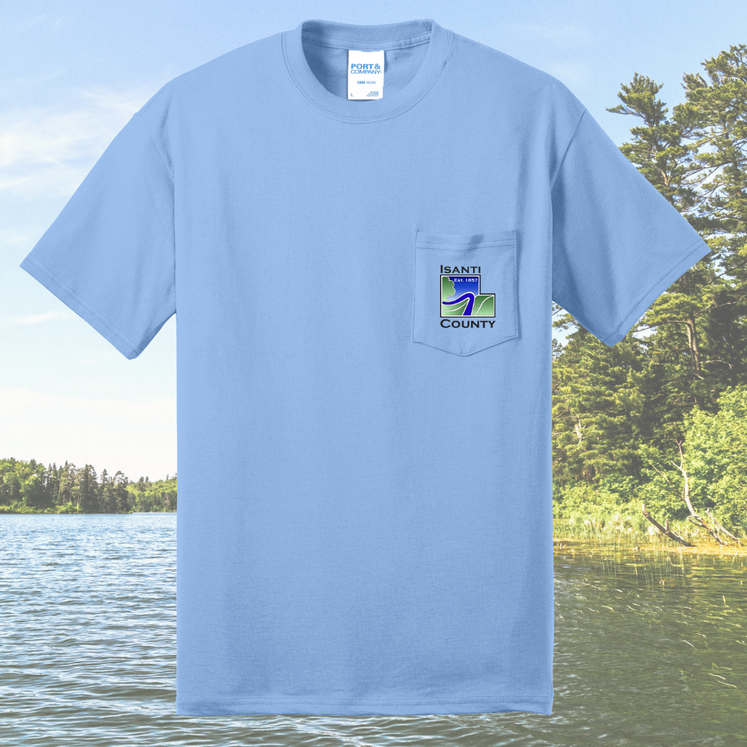Isanti County Zoning and Assessor Core Blend Pocket Tee