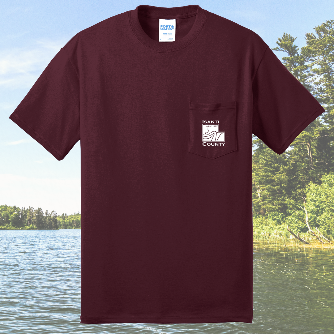 Isanti County Zoning and Assessor Core Blend Pocket Tee