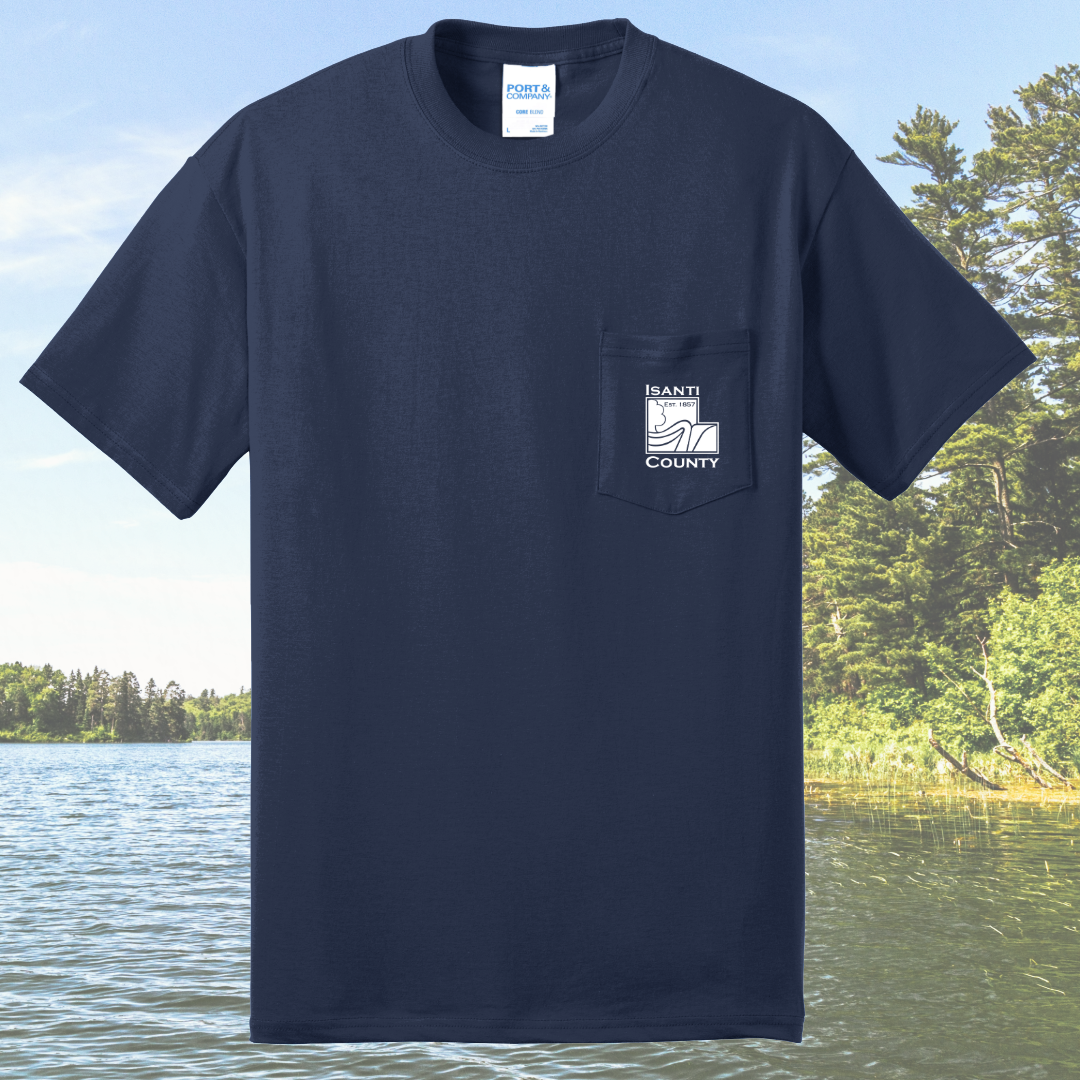 Isanti County Zoning and Assessor Core Blend Pocket Tee
