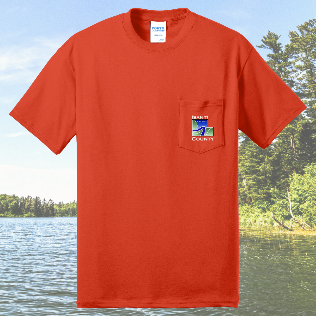 Isanti County Zoning and Assessor Core Blend Pocket Tee