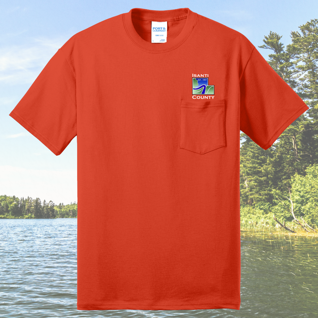 Isanti County Zoning and Assessor Core Blend Pocket Tee