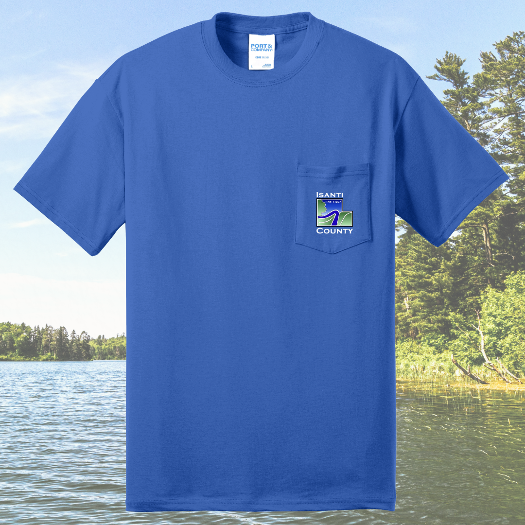 Isanti County Zoning and Assessor Core Blend Pocket Tee
