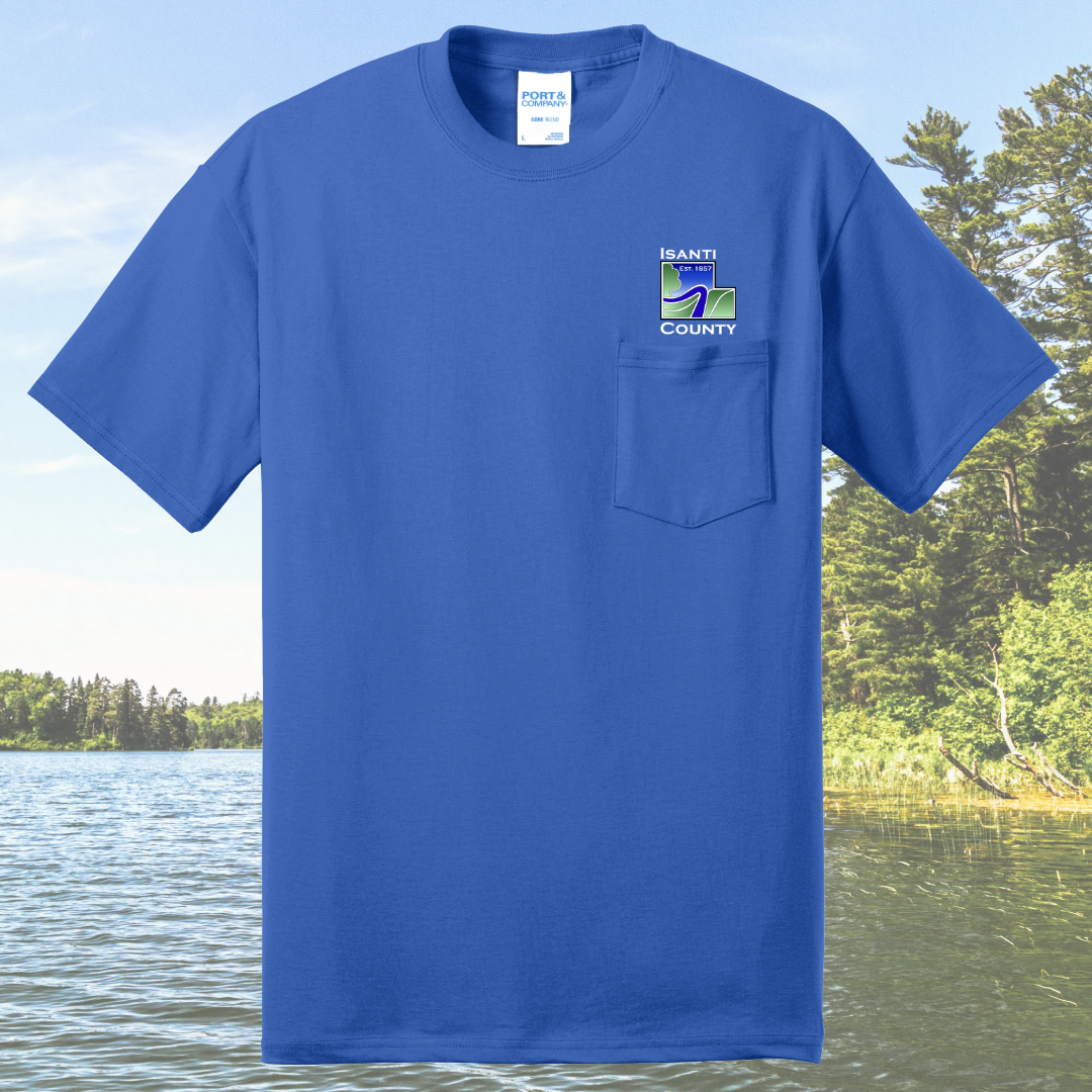 Isanti County Zoning and Assessor Core Blend Pocket Tee