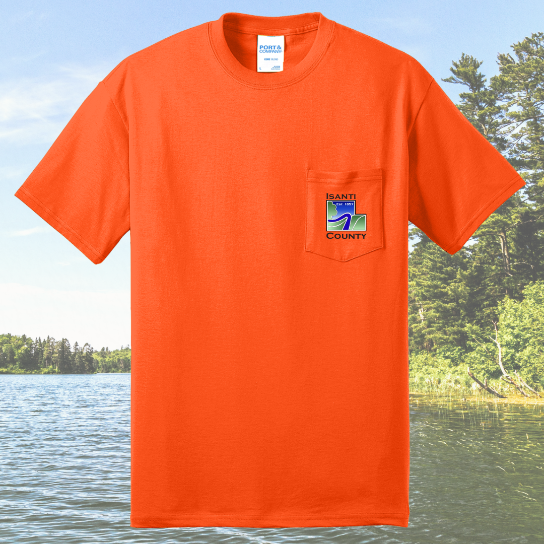 Isanti County Zoning and Assessor Core Blend Pocket Tee