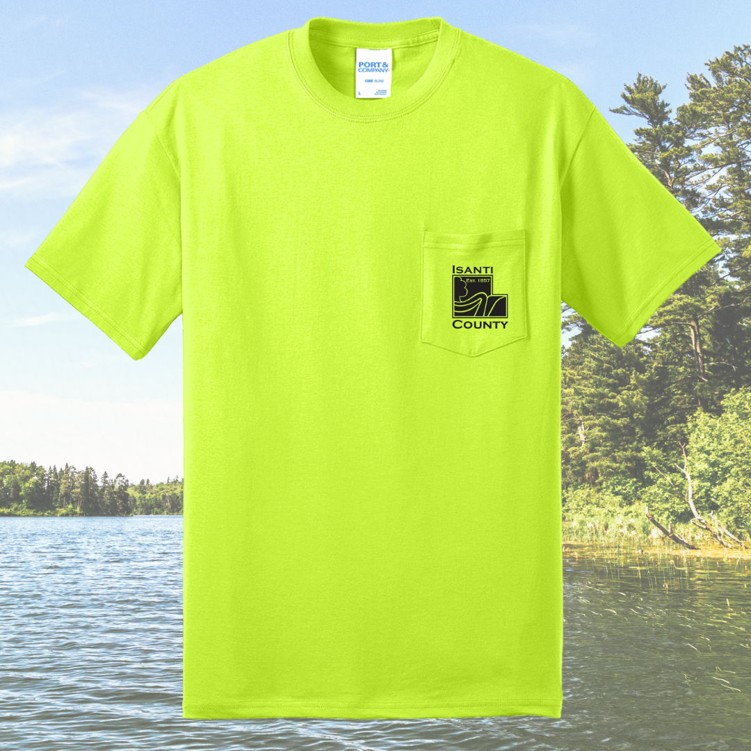 Isanti County Zoning and Assessor Core Blend Pocket Tee