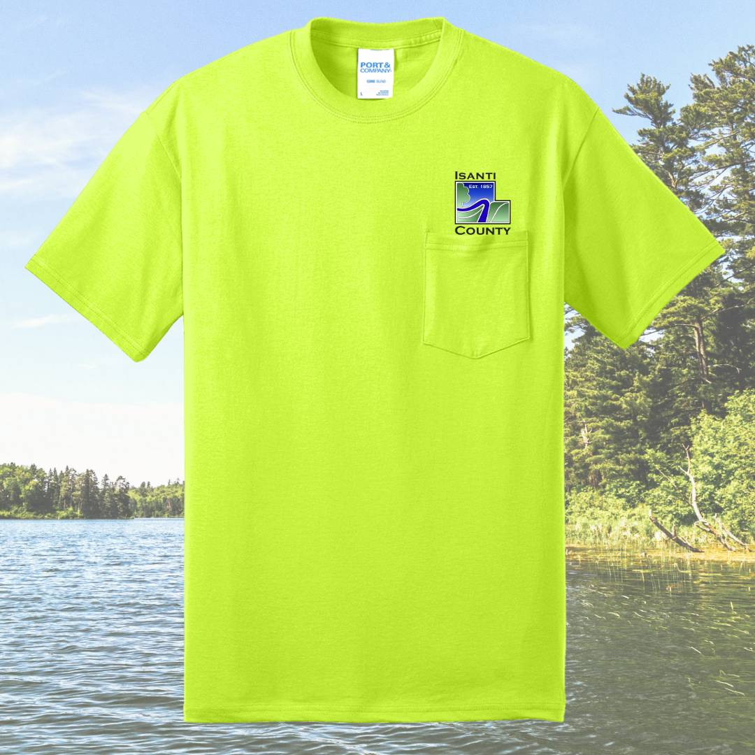 Isanti County Zoning and Assessor Core Blend Pocket Tee