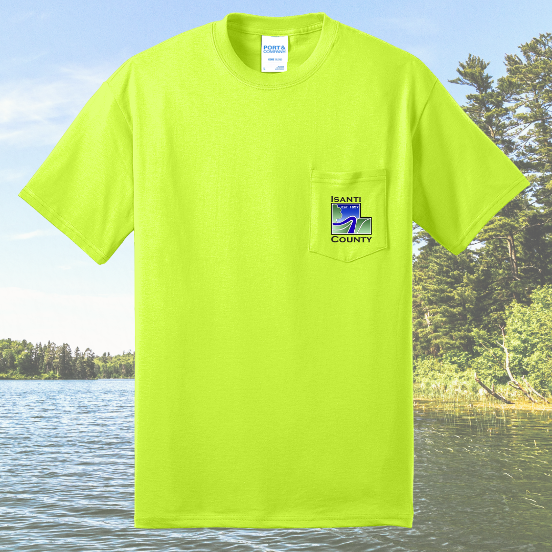 Isanti County Zoning and Assessor Core Blend Pocket Tee