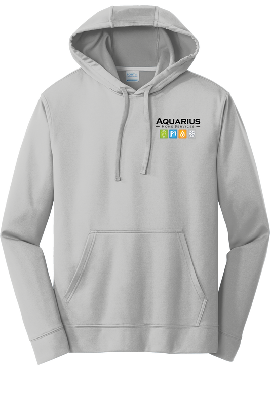 Aquarius Home Services Performance Fleece Pullover Hooded Sweatshirt