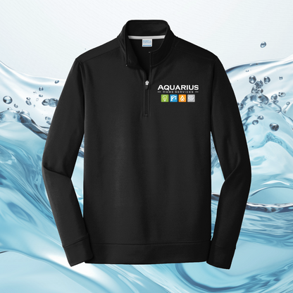 Aquarius Home Services Performance Fleece 1/4 Zip Pullover Sweatshirt