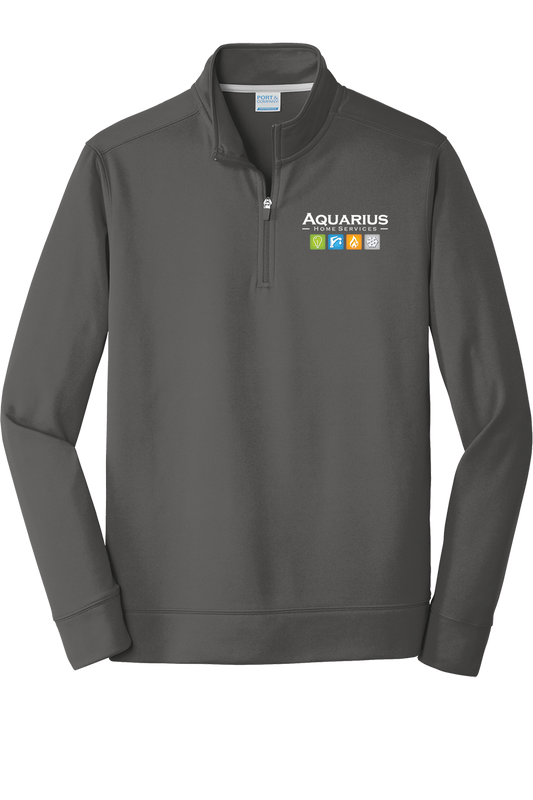 Aquarius Home Services Performance Fleece 1/4 Zip Pullover Sweatshirt