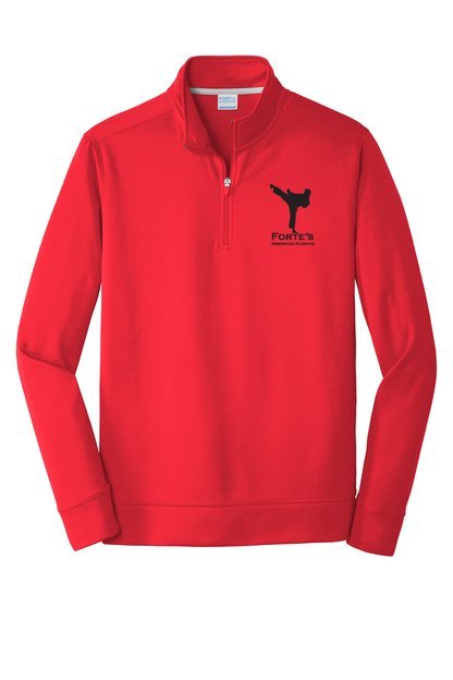 Forte's Fall Performance Fleece 1/4 Zip Pullover Sweatshirt
