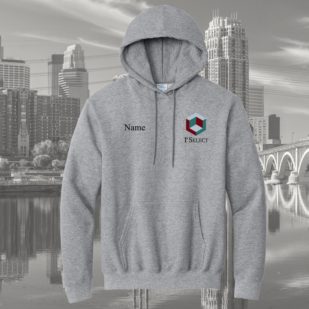 1st Select Essential Fleece Pullover Hooded Sweatshirt