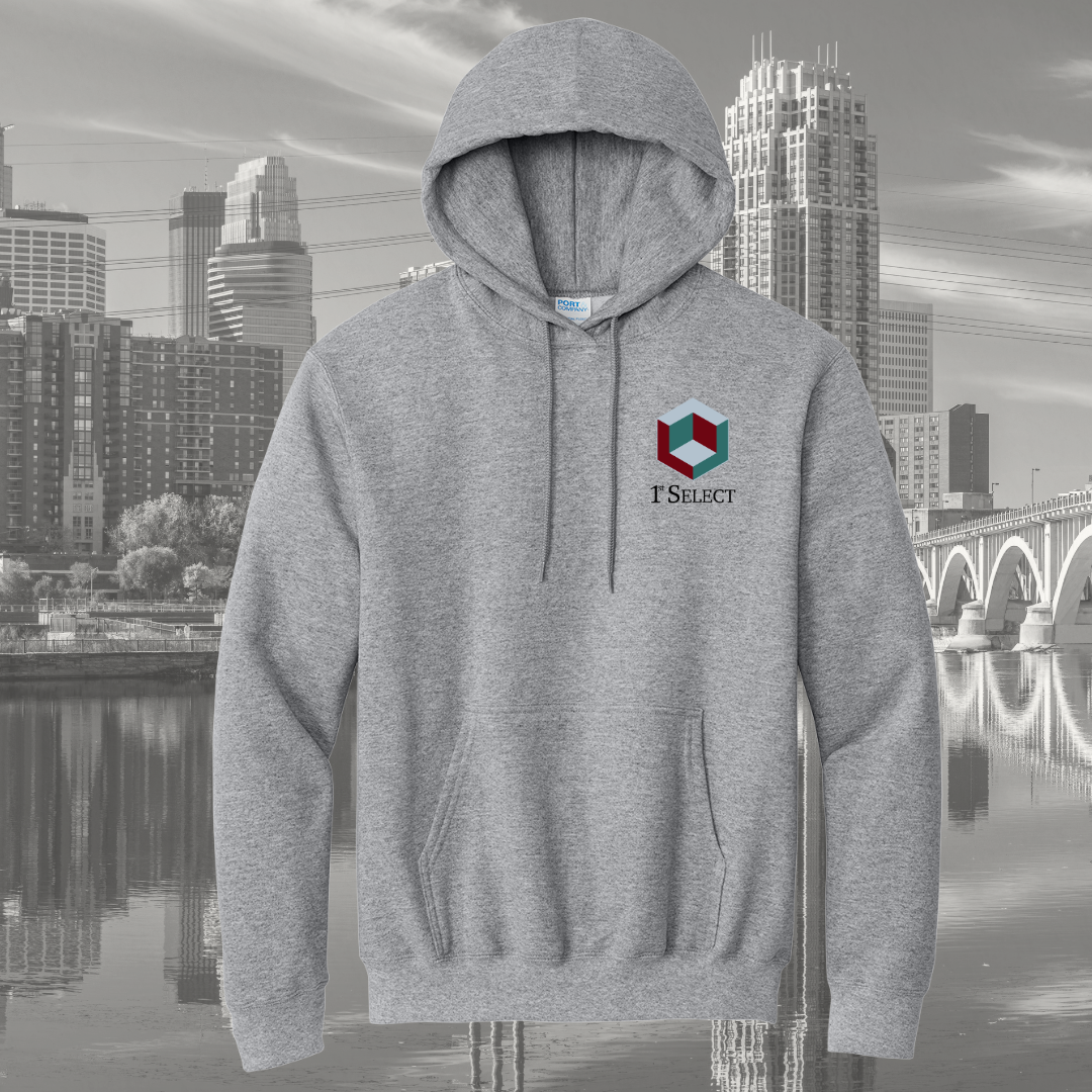1st Select Essential Fleece Pullover Hooded Sweatshirt