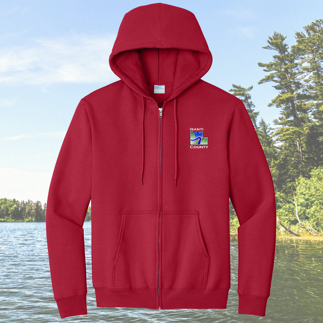 Isanti County Zone and Assessor Full Zip Hoodie
