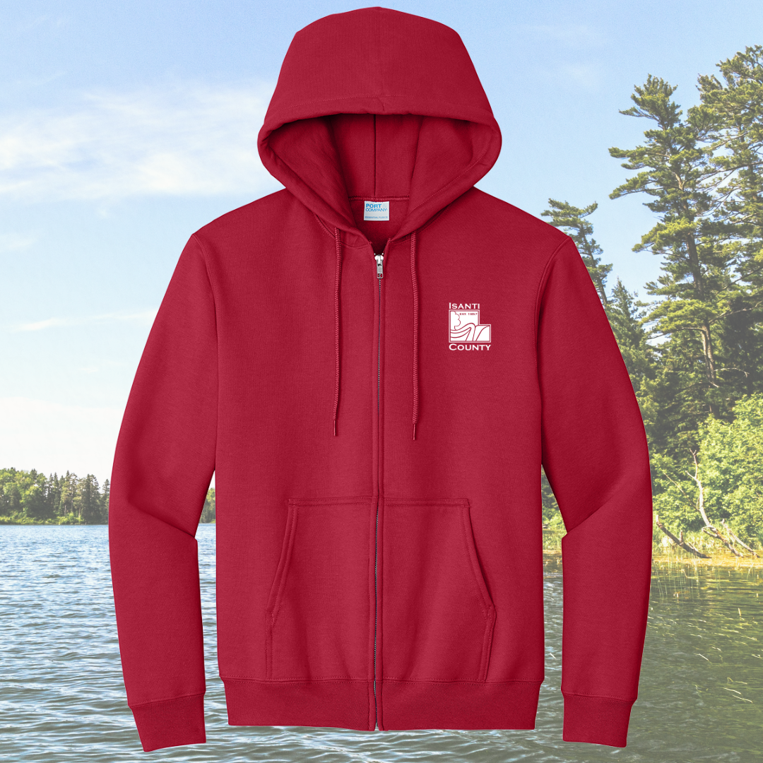 Isanti County Zone and Assessor Full Zip Hoodie