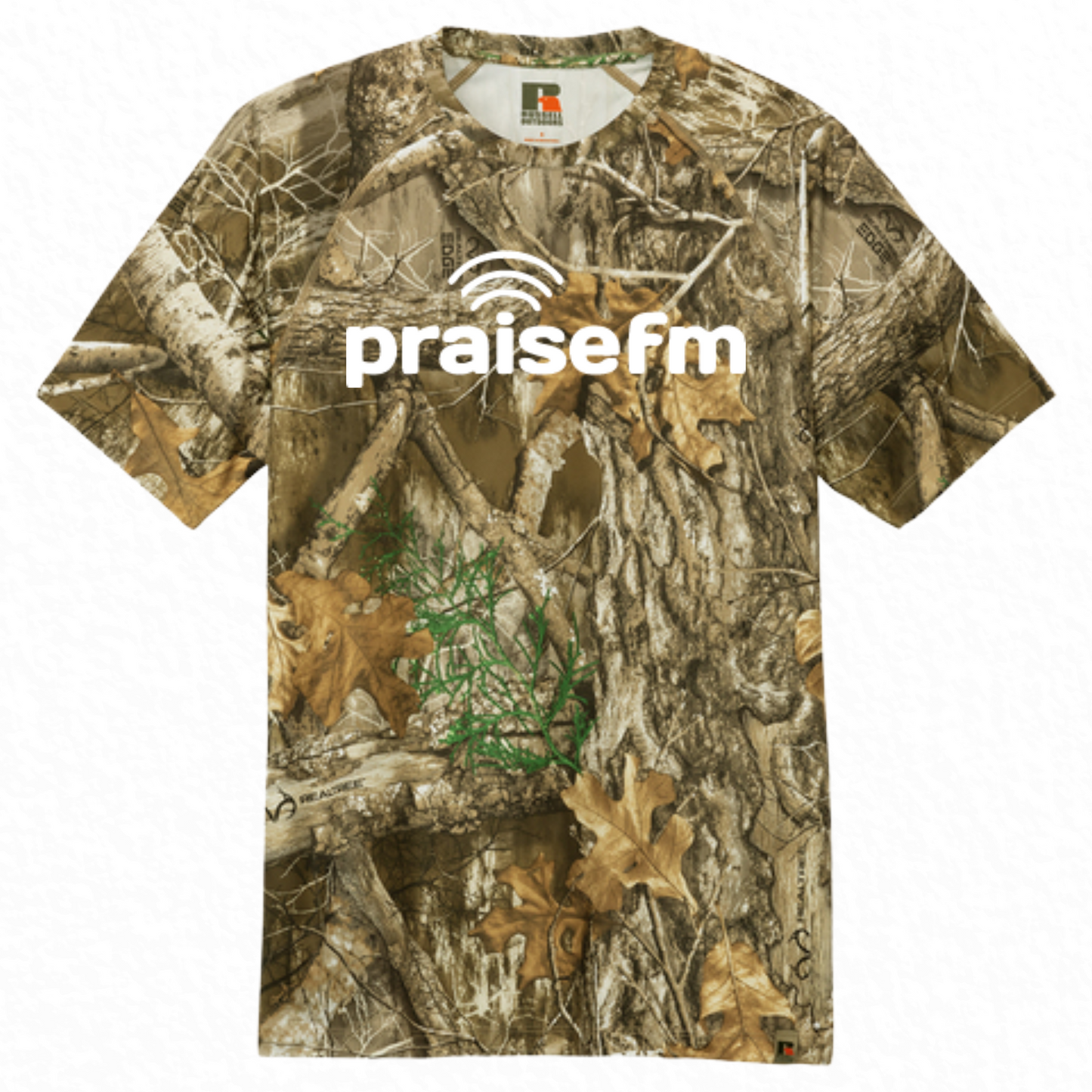 PraiseFM Russell Outdoors Realtree Performance Tee