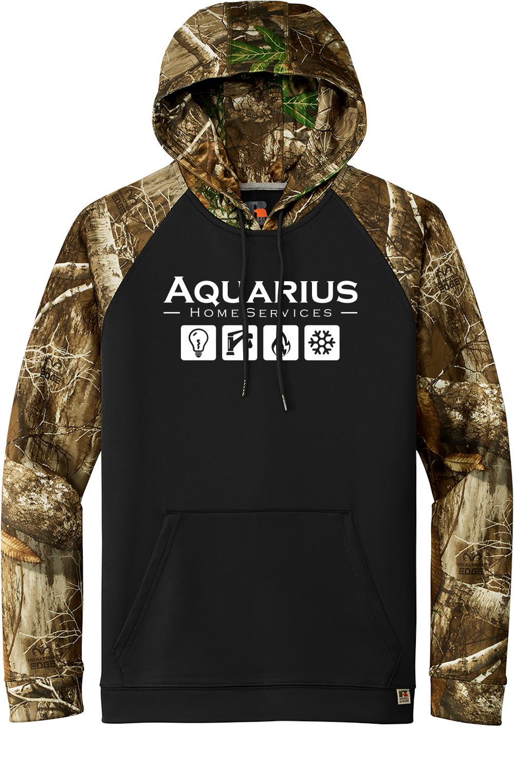 Aquarius Home Services Performance Camo Pullover Hoodie