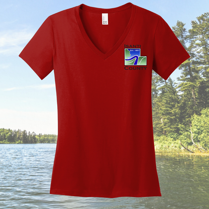 Isanti County Women’s Perfect Weight® V-Neck Tee