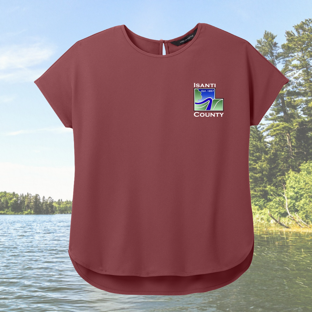 Isanti County Women's Stretch Crepe Crew