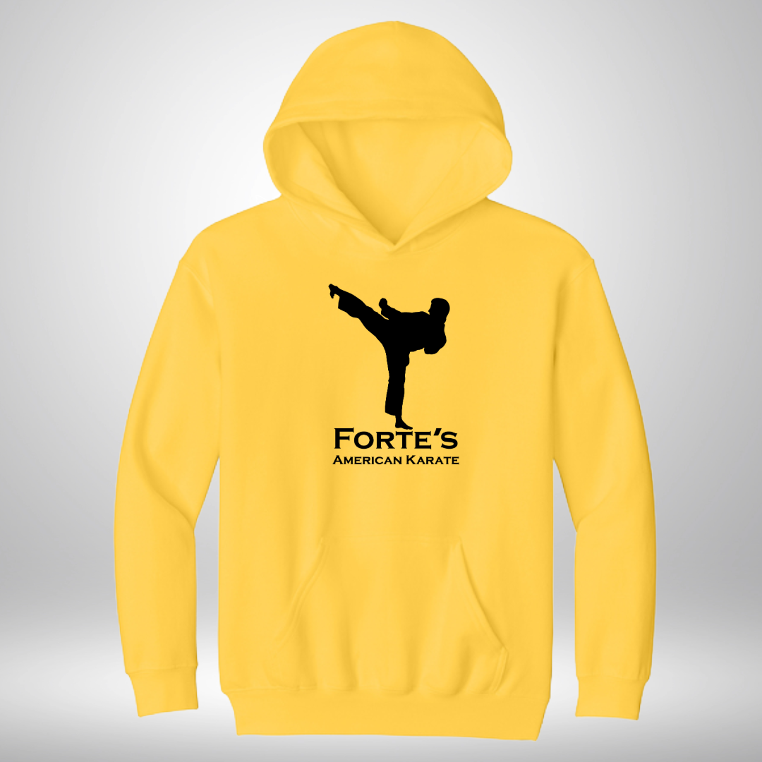 Forte's Karate Fall Youth Hooded Sweatshirt