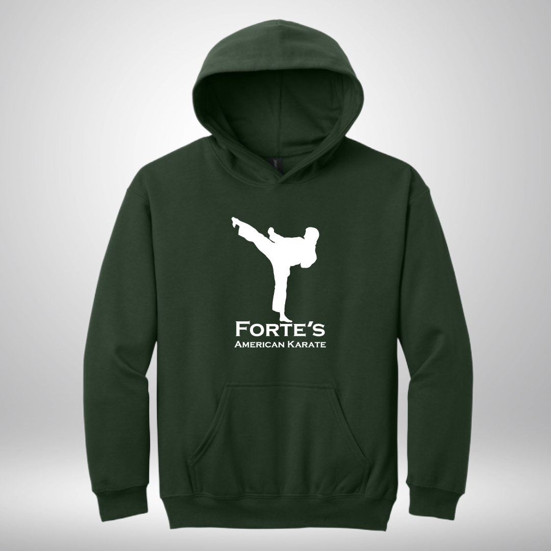 Forte's Karate Fall Youth Hooded Sweatshirt