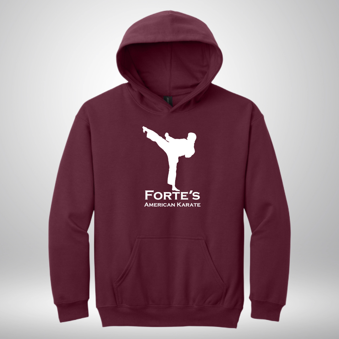 Forte's Karate Fall Youth Hooded Sweatshirt