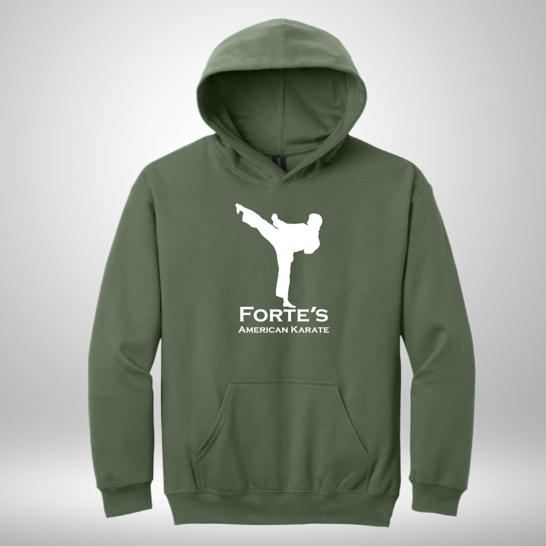 Forte's Karate Fall Youth Hooded Sweatshirt