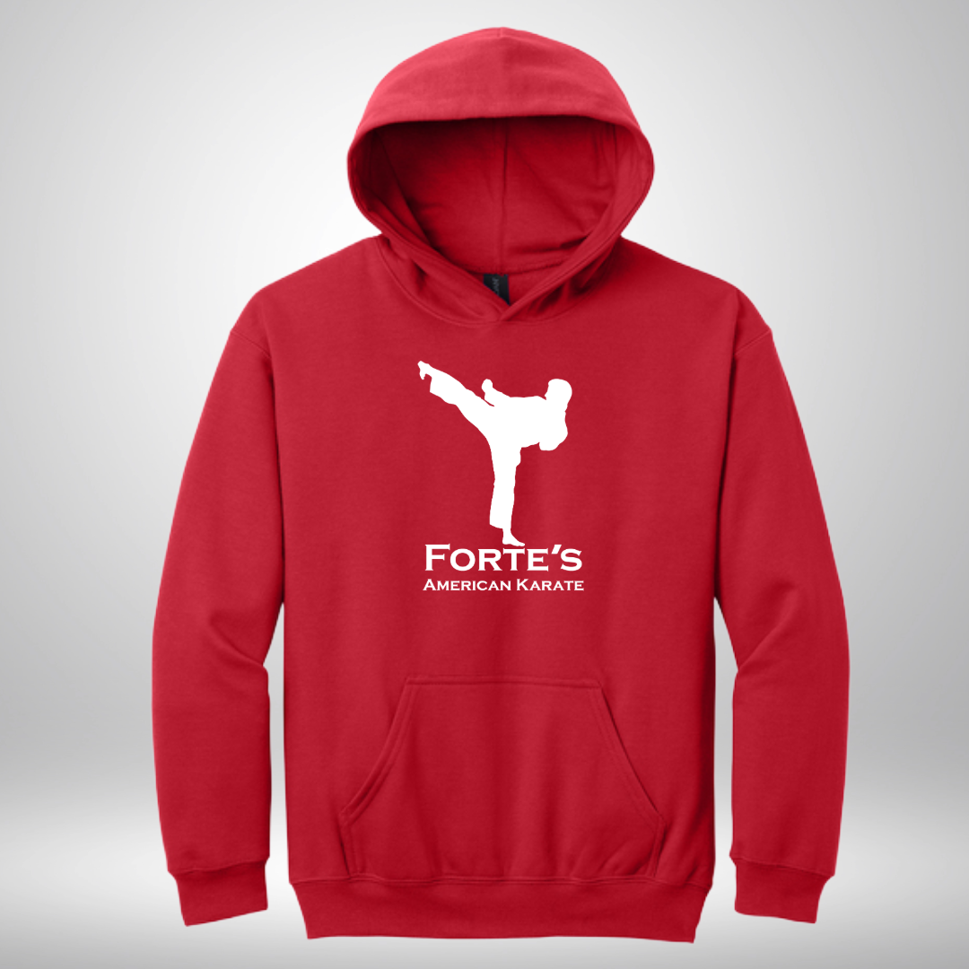 Forte's Karate Fall Youth Hooded Sweatshirt