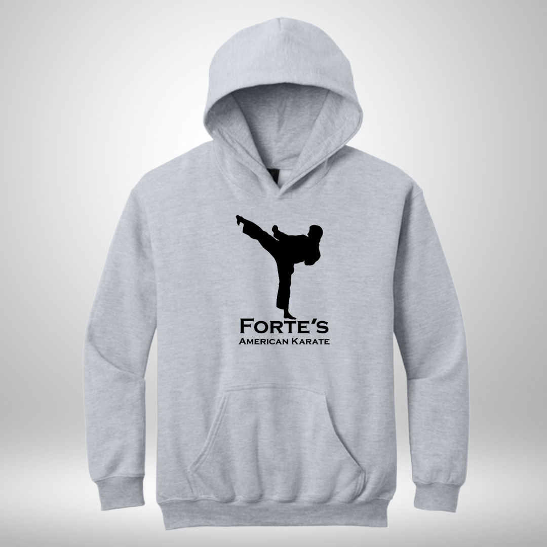 Forte's Karate Fall Youth Hooded Sweatshirt